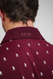 MULTI BLOCK POLO BURGUNDY