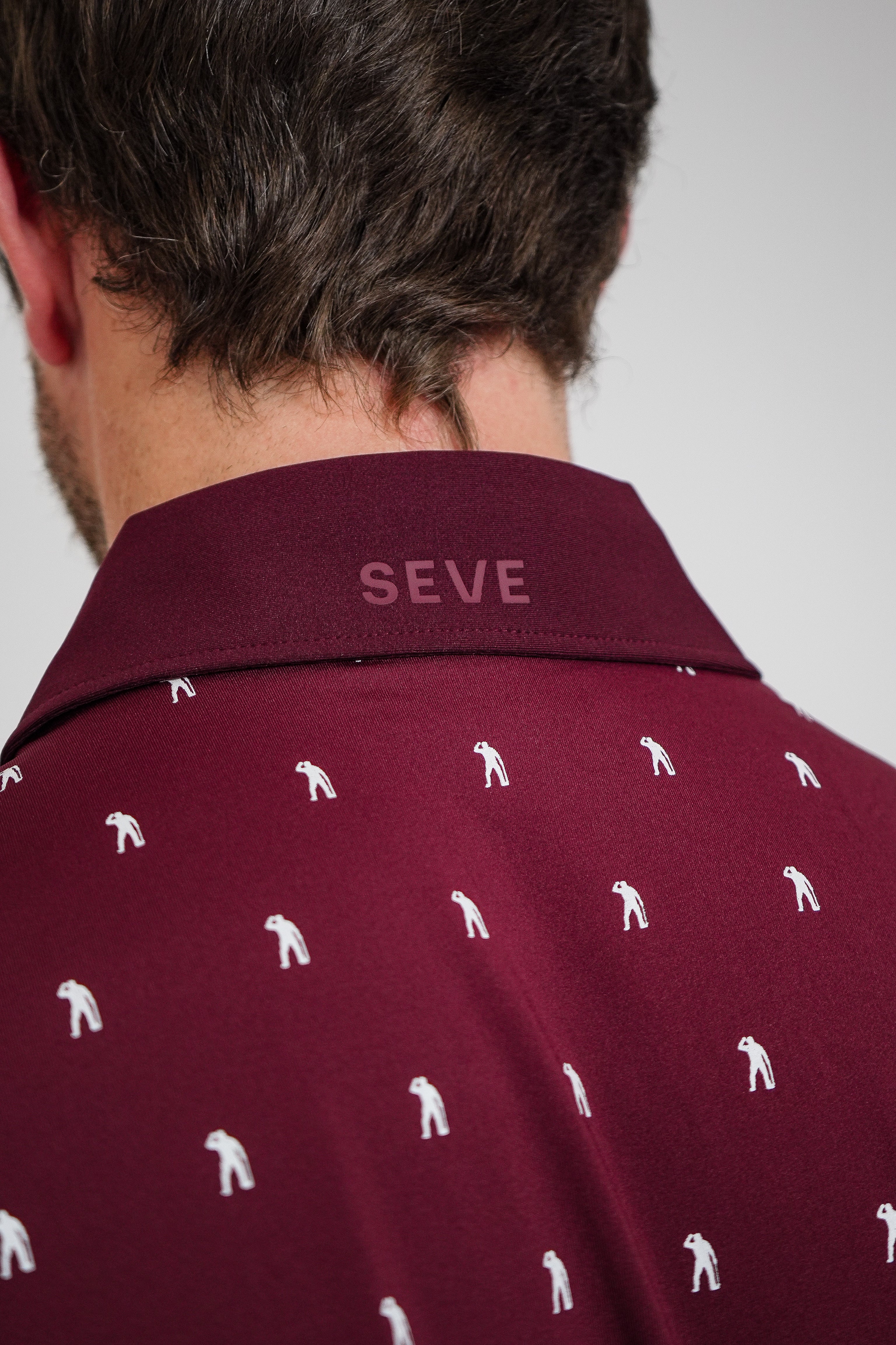 MULTI BLOCK POLO BURGUNDY