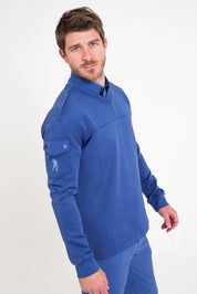 3IRON TECH SWEATER FUNCTIONAL BLUE