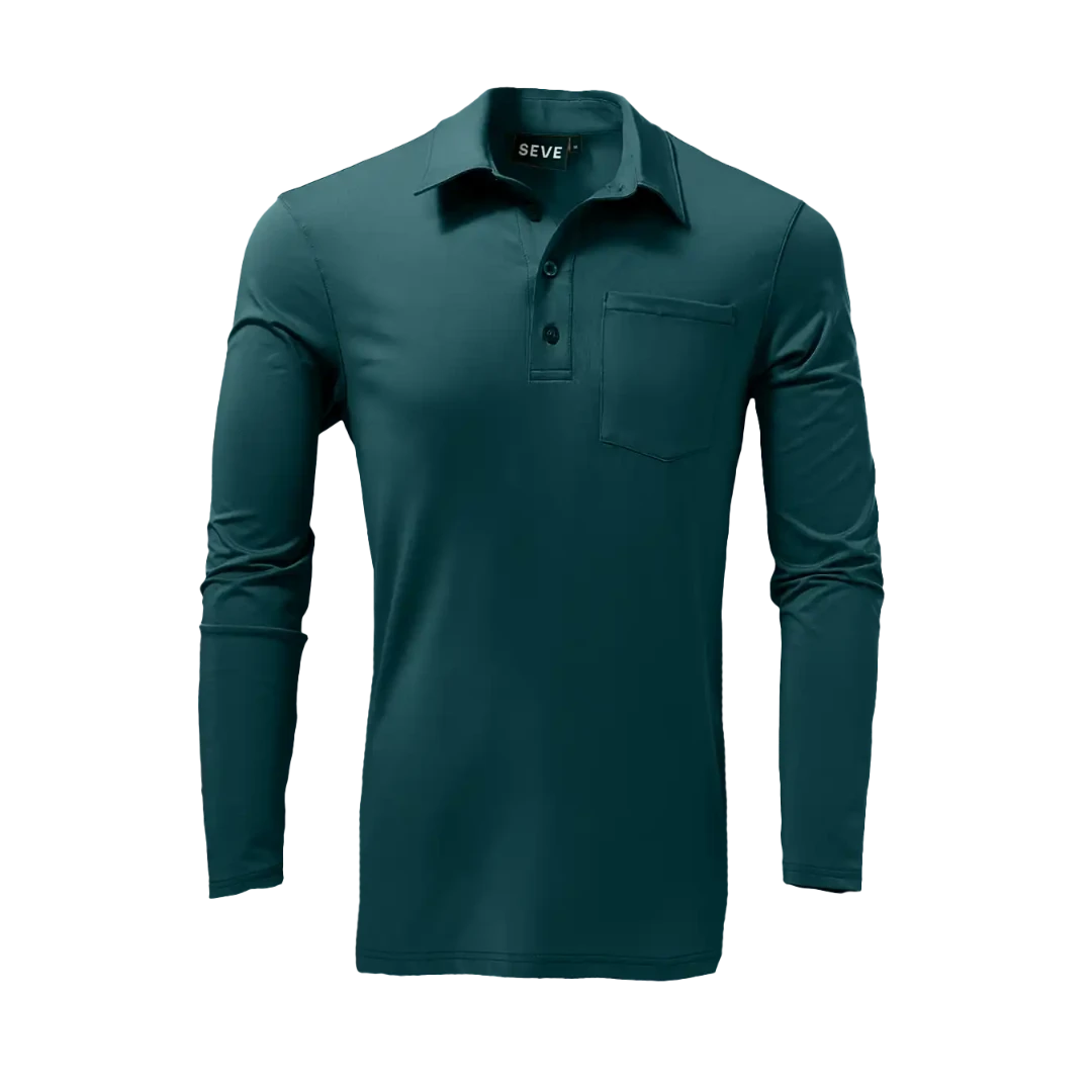 完売品 Wooyoungmi Long Sleeve Patch Polo Wooyoungmi Polo Shirts Online UAE | Dubai, Abu Dhabi