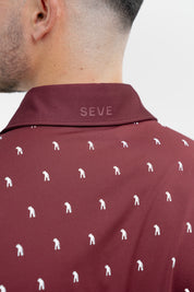 MULTI BLOCK POLO BURGUNDY