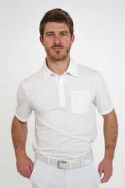 DUBLIN POCKET POLO SHIRT EMERSON WHITE