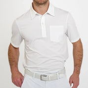 DUBLIN POCKET POLO SHIRT EMERSON WHITE