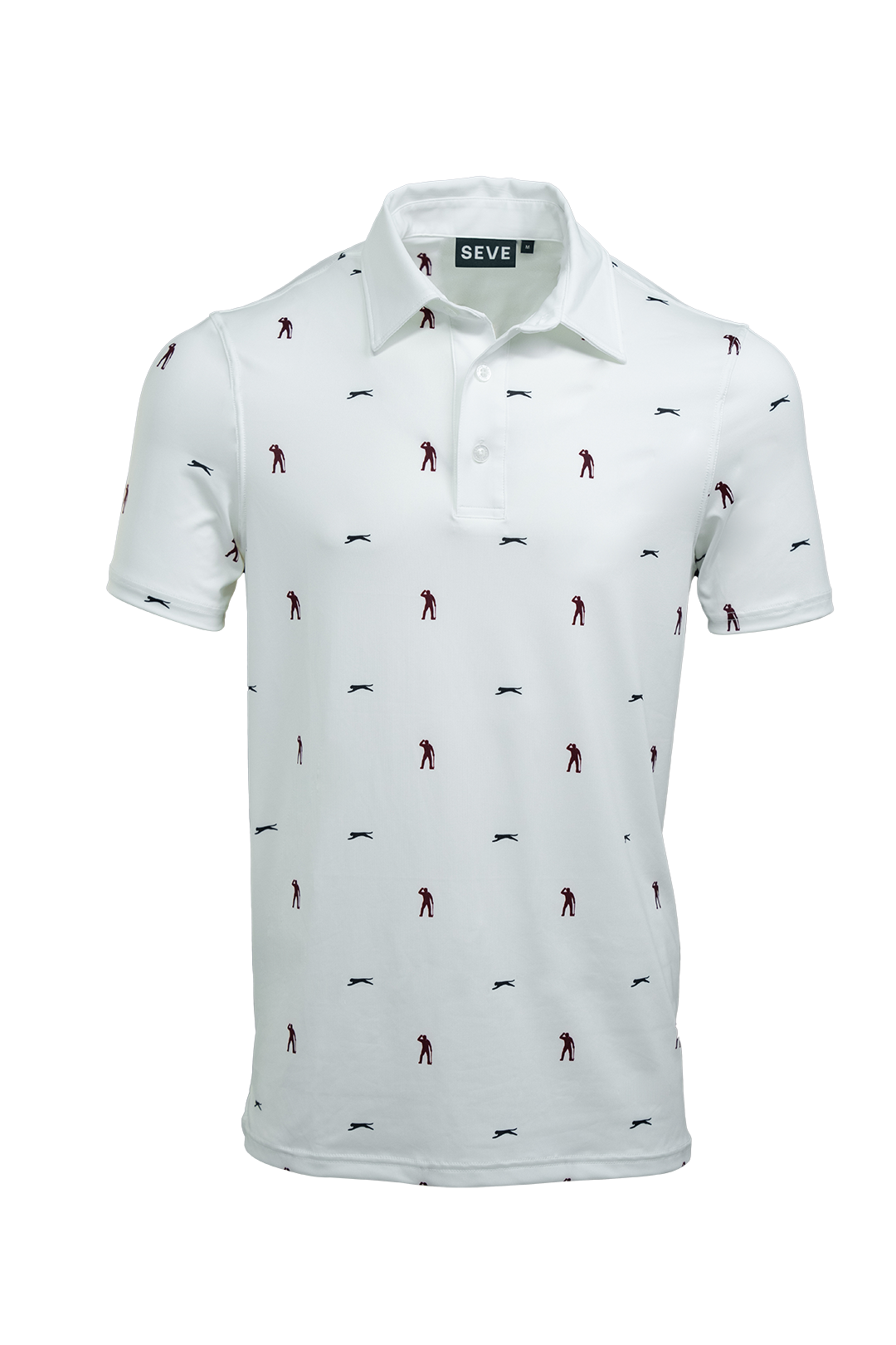 SEVE ALLOVER POLO WHITE AOP