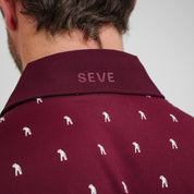 MULTI BLOCK POLO BURGUNDY