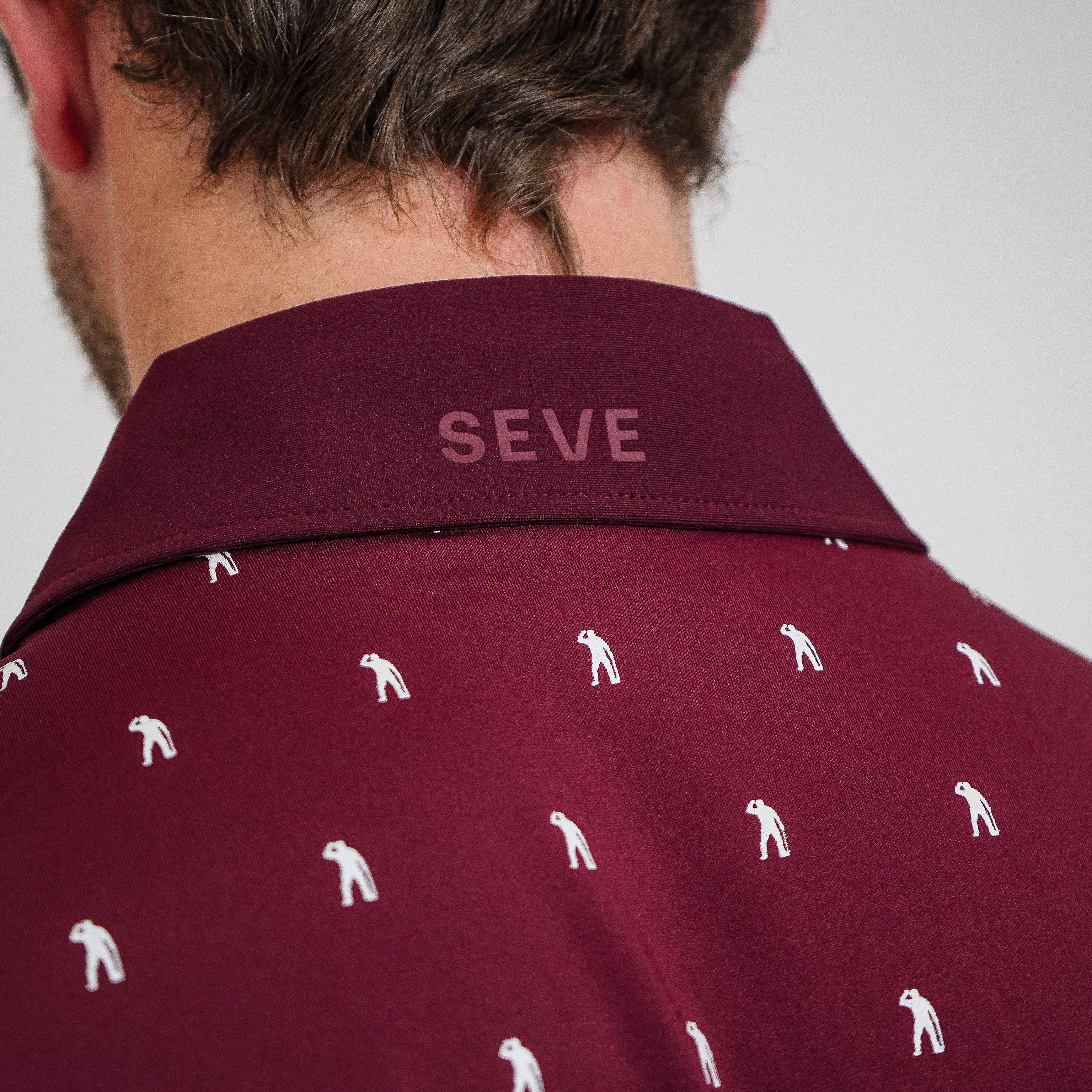 MULTI BLOCK POLO BURGUNDY