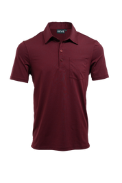 DUBLIN POCKET POLO SHIRT BURGUNDY