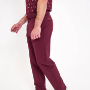 PEDRENA TAILOR PANTS BURGUNDY