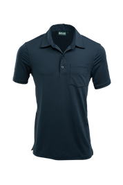 DUBLIN POCKET POLO SHIRT NAVY BLUE