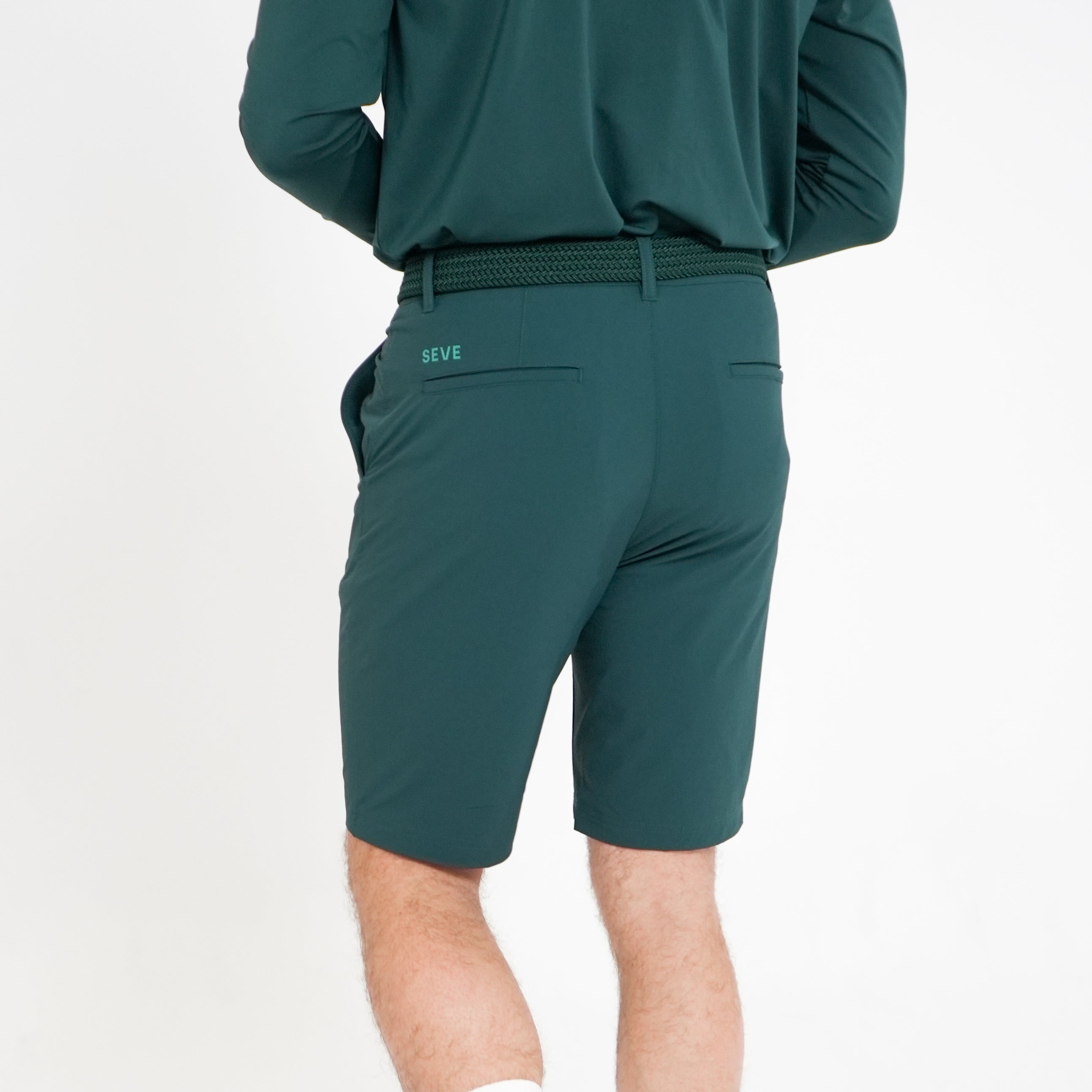 YES TECH SHORTS DEEP GREEN