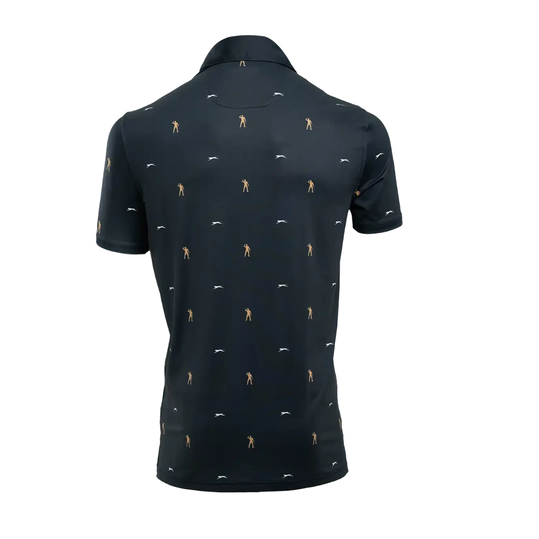 SEVE ALLOVER POLO NAVY BLUE AOP