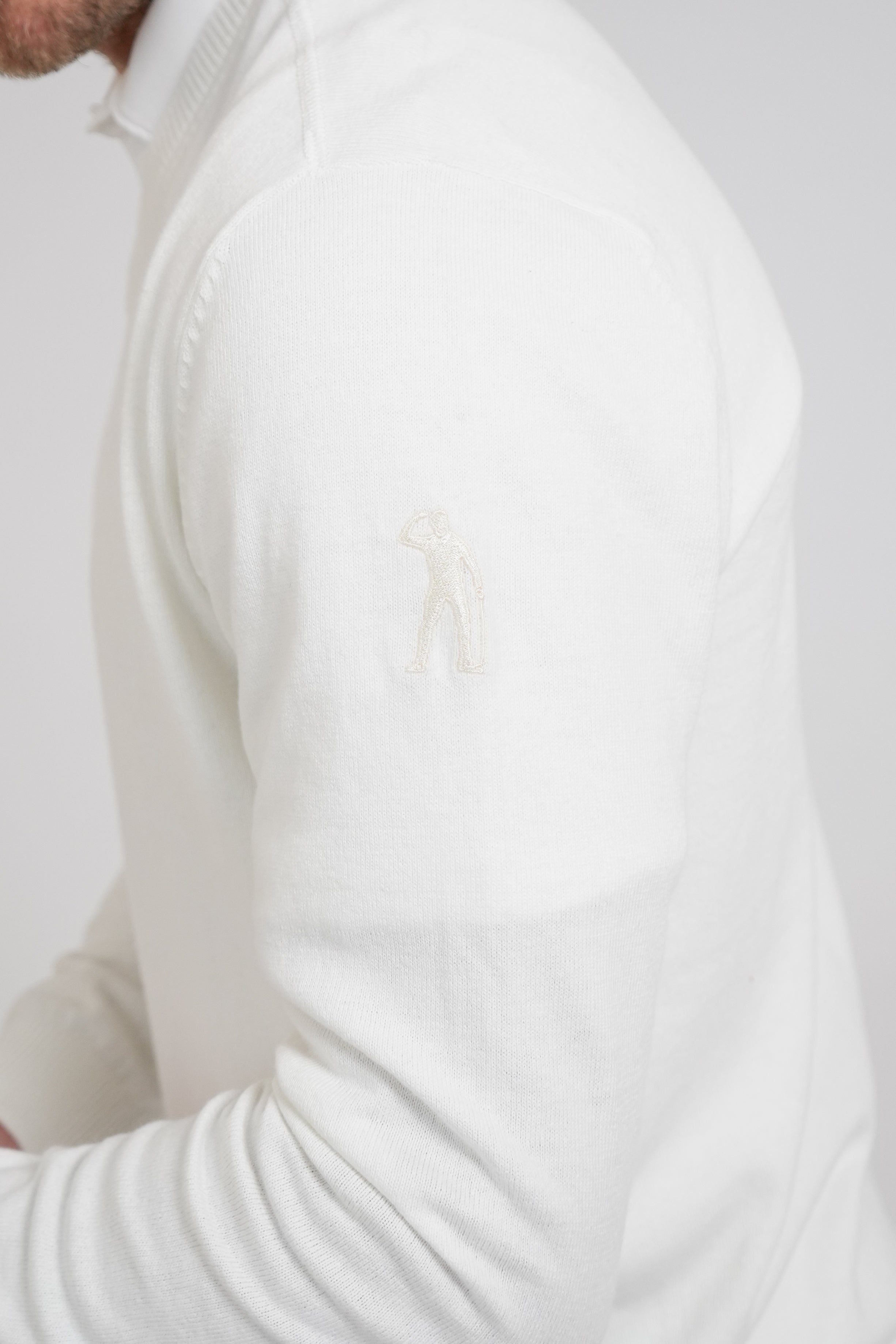 8424 KNITTED SWEATER EMERSON WHITE