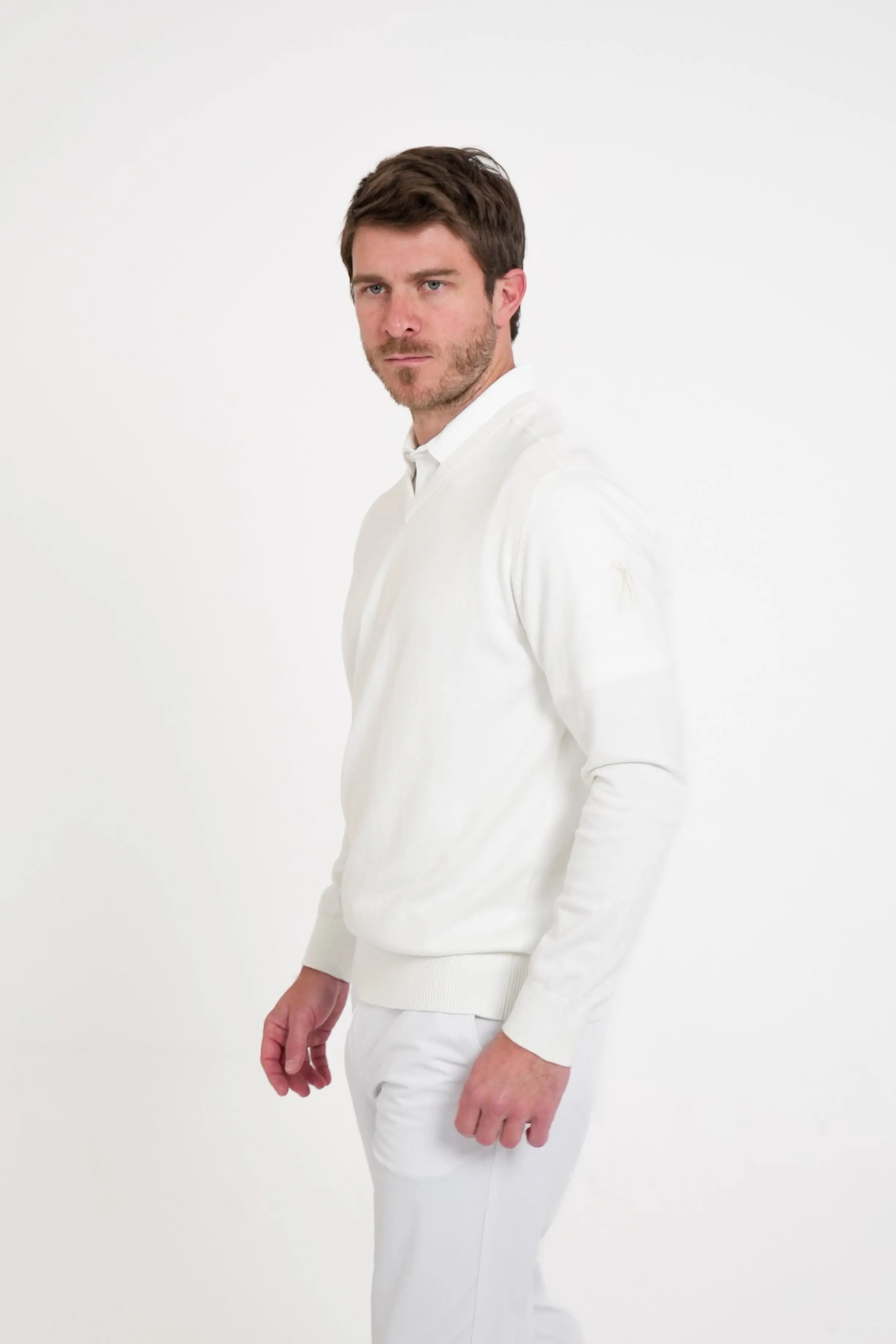8424 SUÉTER DE PUNTO EMERSON BLANCO