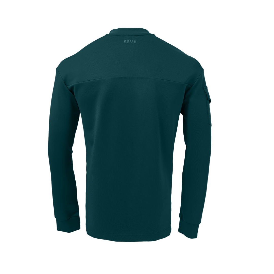 3IRON TECH SWEATER DEEP GREEN