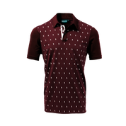 MULTI BLOCK POLO BURGUNDY