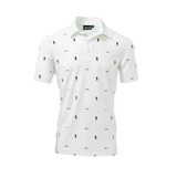 SEVE ALLOVER POLO WHITE AOP