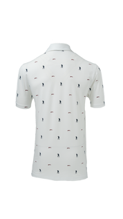 SEVE ALLOVER POLO WHITE AOP