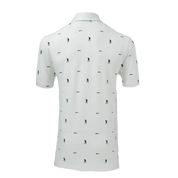 SEVE ALLOVER POLO WHITE AOP