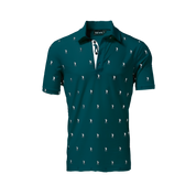 SEVE ALLOVER POLO II DEEP GREEN