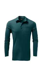 YOKOHAMA POCKET POLO DEEP GREEN