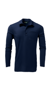 YOKOHAMA POCKET POLO NAVY BLUE