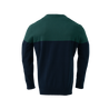 BLOCK ROUND NECK DEEP GREEN/NAVY