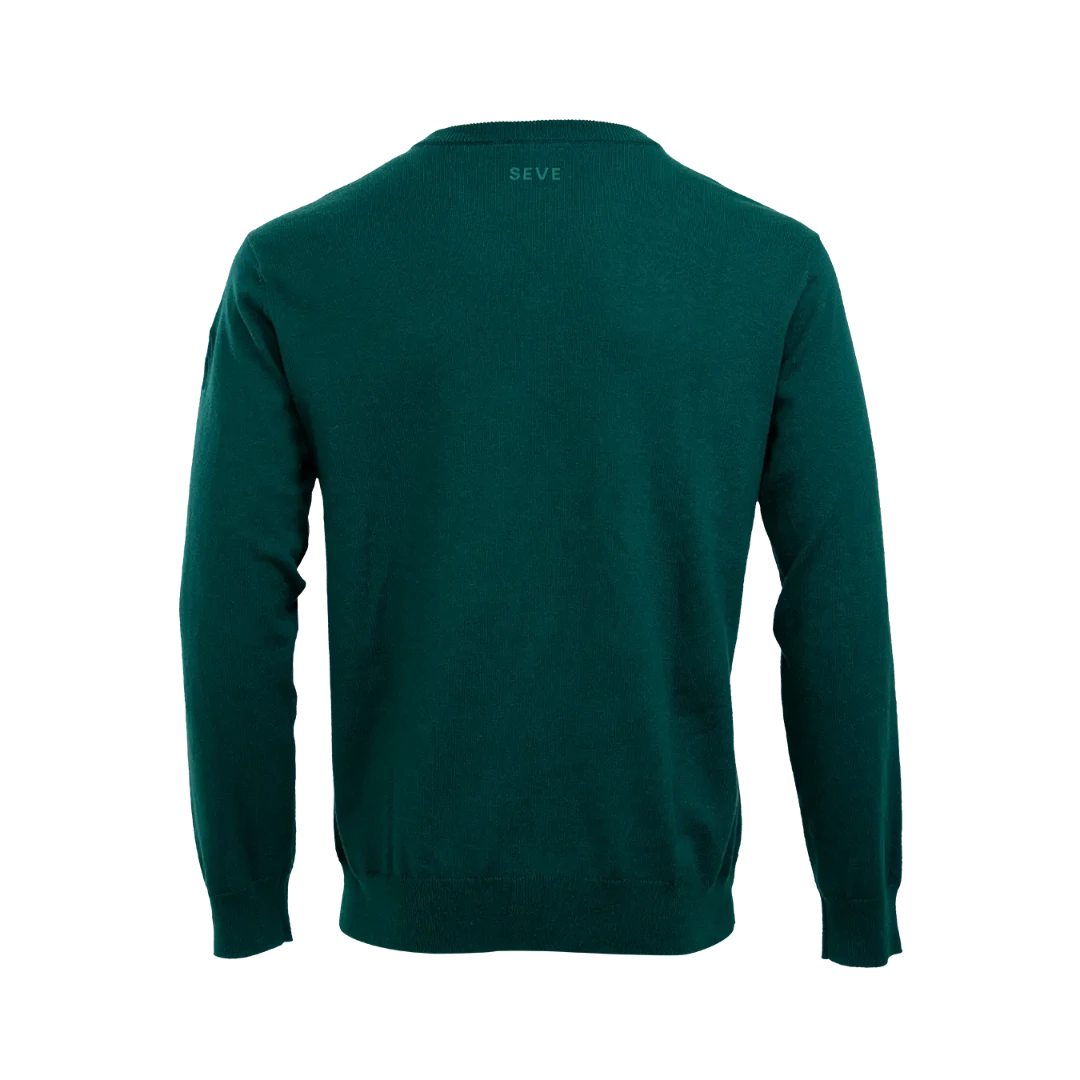 8424 KNITTED SWEATER DEEP GREEN