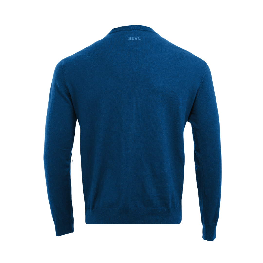 8424 KNITTED SWEATER FUNCTIONAL BLUE