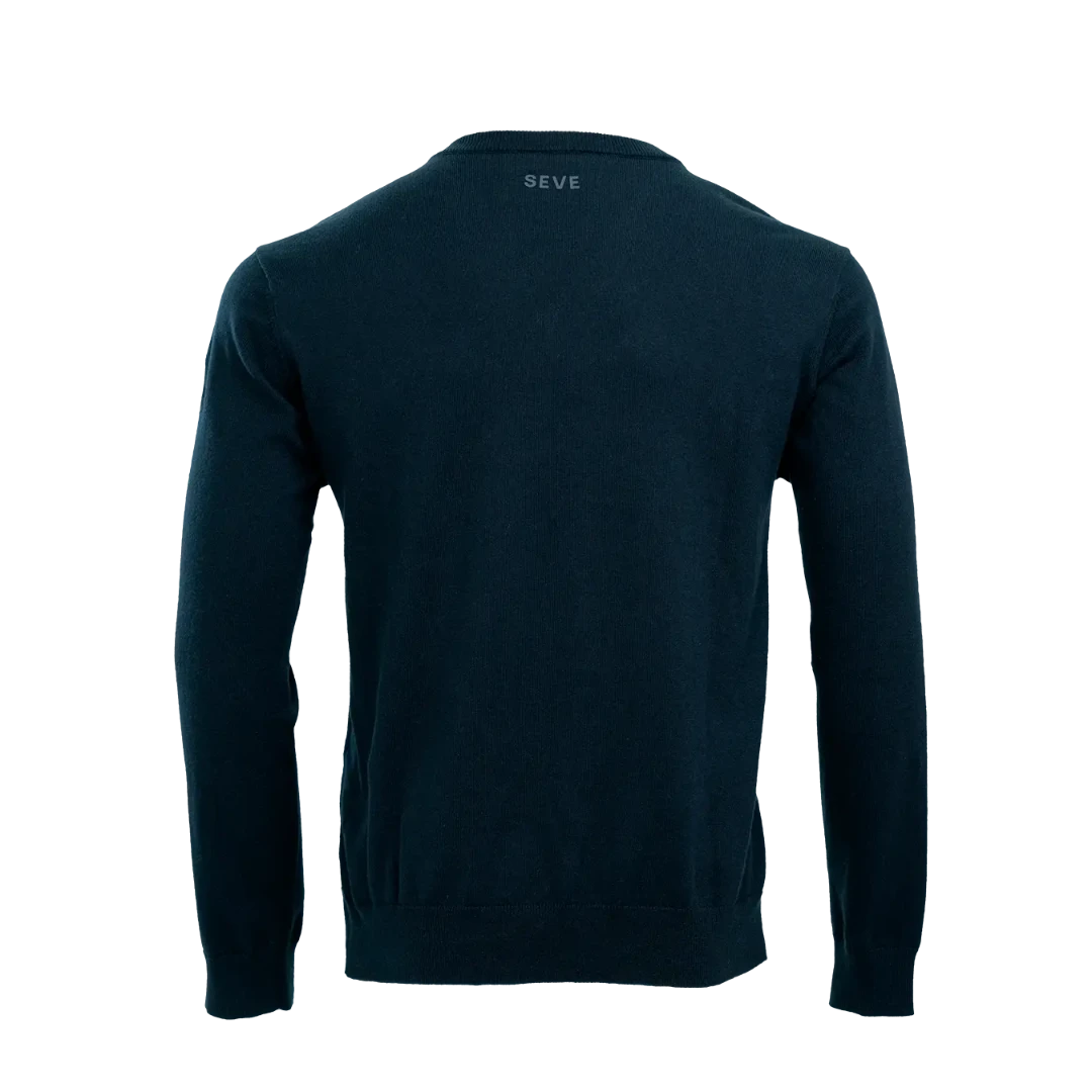 8424 KNITTED SWEATER NAVY BLUE