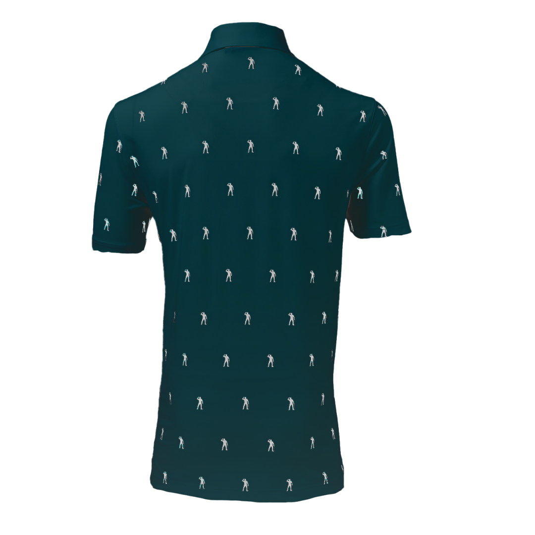 SEVE ALLOVER POLO II DEEP GREEN