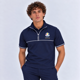 SEVE X RYDER CUP QUARTER ZIP VEST - NAVY