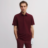 SEVE COTTON POLO BURGUNDY