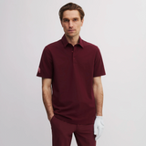 SEVE COTTON POLO BURGUNDY
