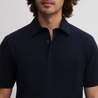 SEVE COTTON POLO NAVY BLUE