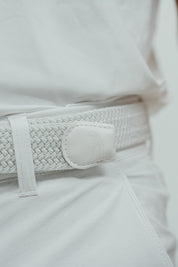 CLUTCH BELT EMERSON WHITE