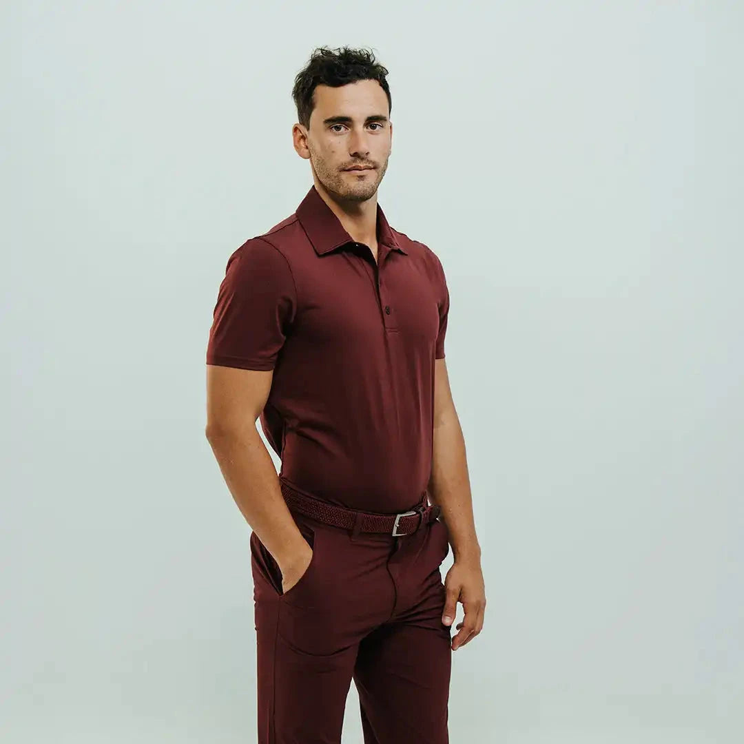 GATOR POLO SHIRT BURGUNDY