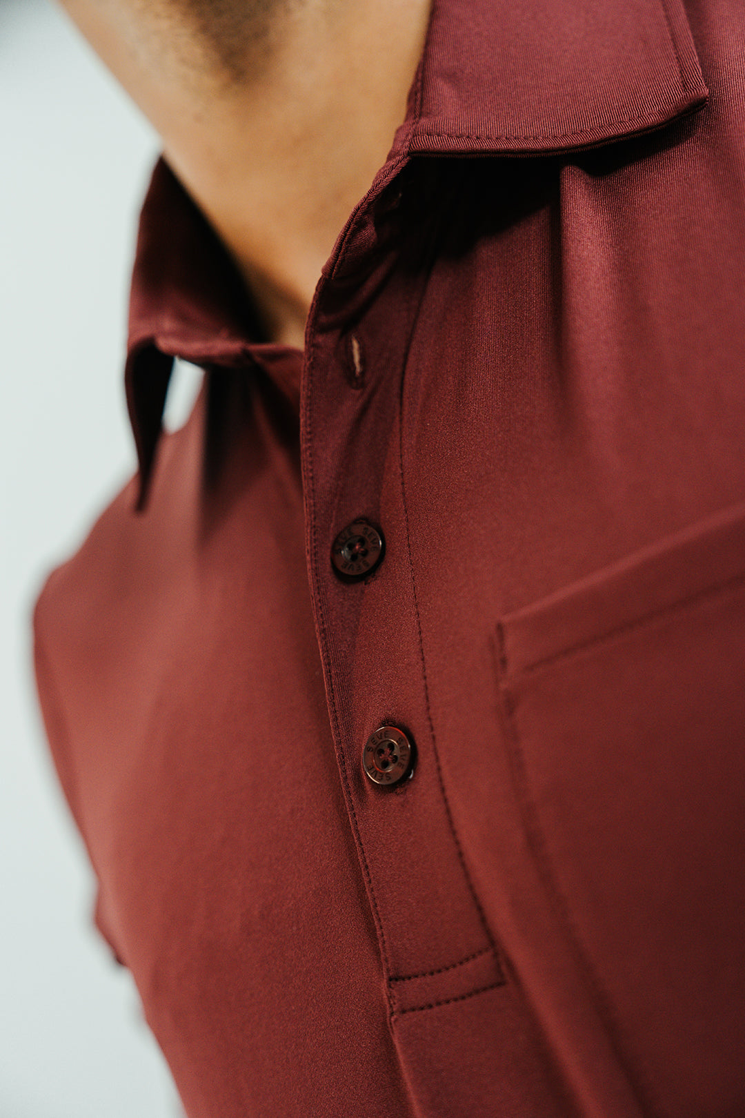 DUBLIN POCKET POLO SHIRT BURGUNDY