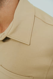 YOKOHAMA POCKET POLO KHAKI