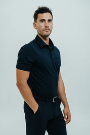 DUBLIN POCKET POLO SHIRT NAVY BLUE