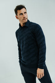 COLLAB SWEATER NAVY BLUE/BLUE