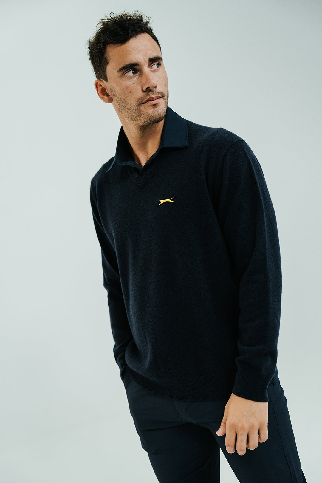 LTD 1984 CASHMERE SWEATER SEVE BLUE