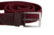 CLUTCH BELT BURGUNDY