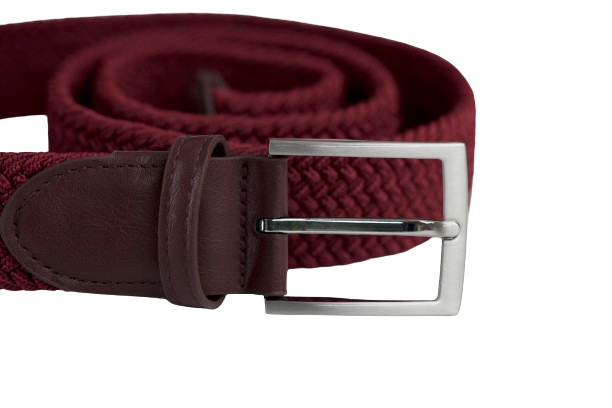 CLUTCH BELT BURGUNDY