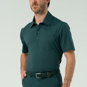 DUBLIN POCKET POLO SHIRT DEEP GREEN