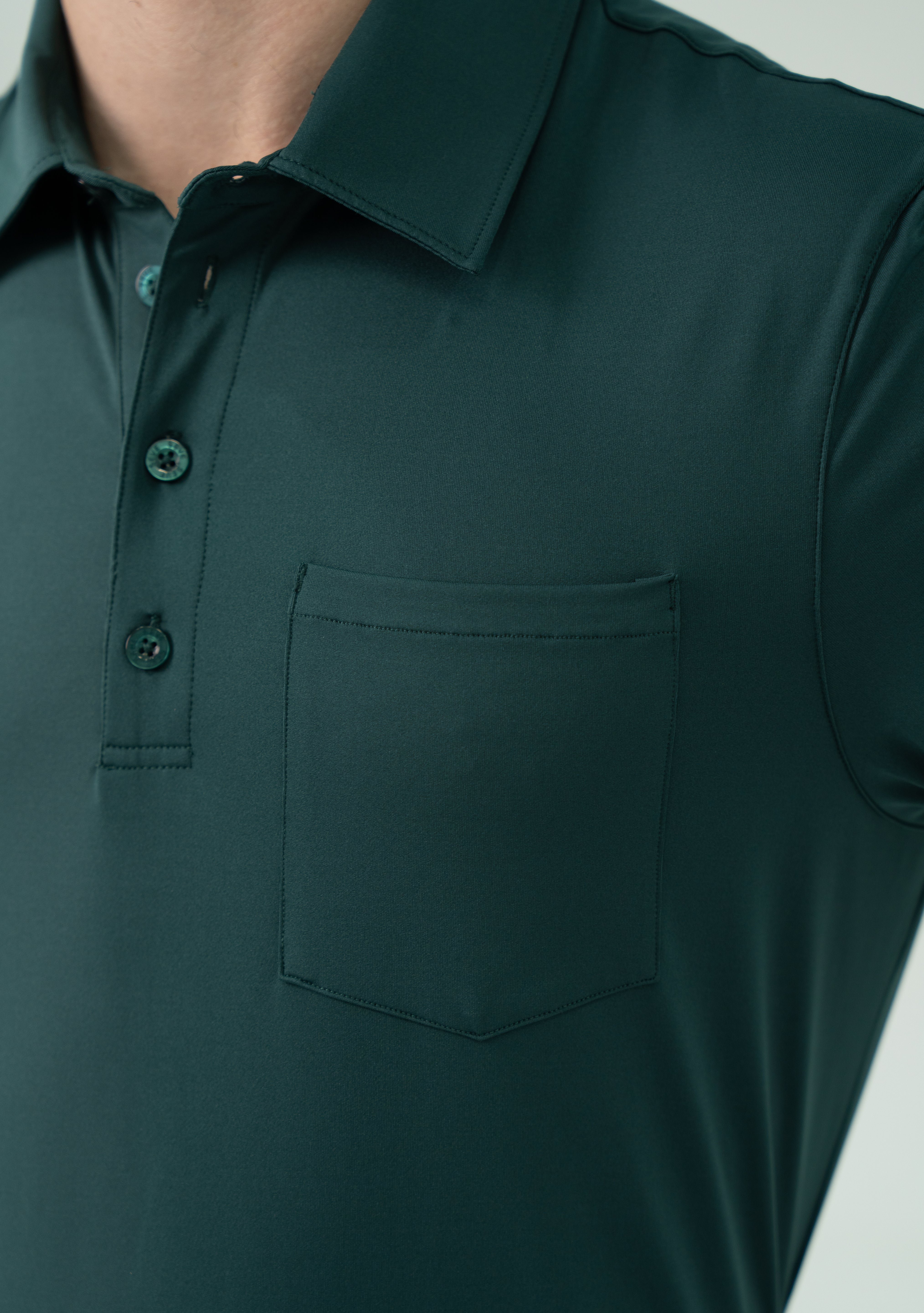 DUBLIN POCKET POLO SHIRT DEEP GREEN