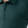 DUBLIN POCKET POLO SHIRT DEEP GREEN