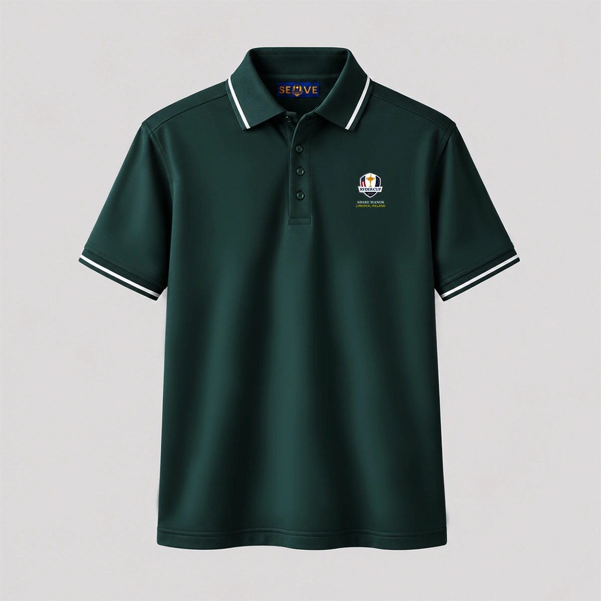 SEVE X RYDER CUP PIQUE POLO - DEEP GREEN