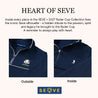 SEVE X RYDER CUP QUARTER ZIP SWEATER - NAVY