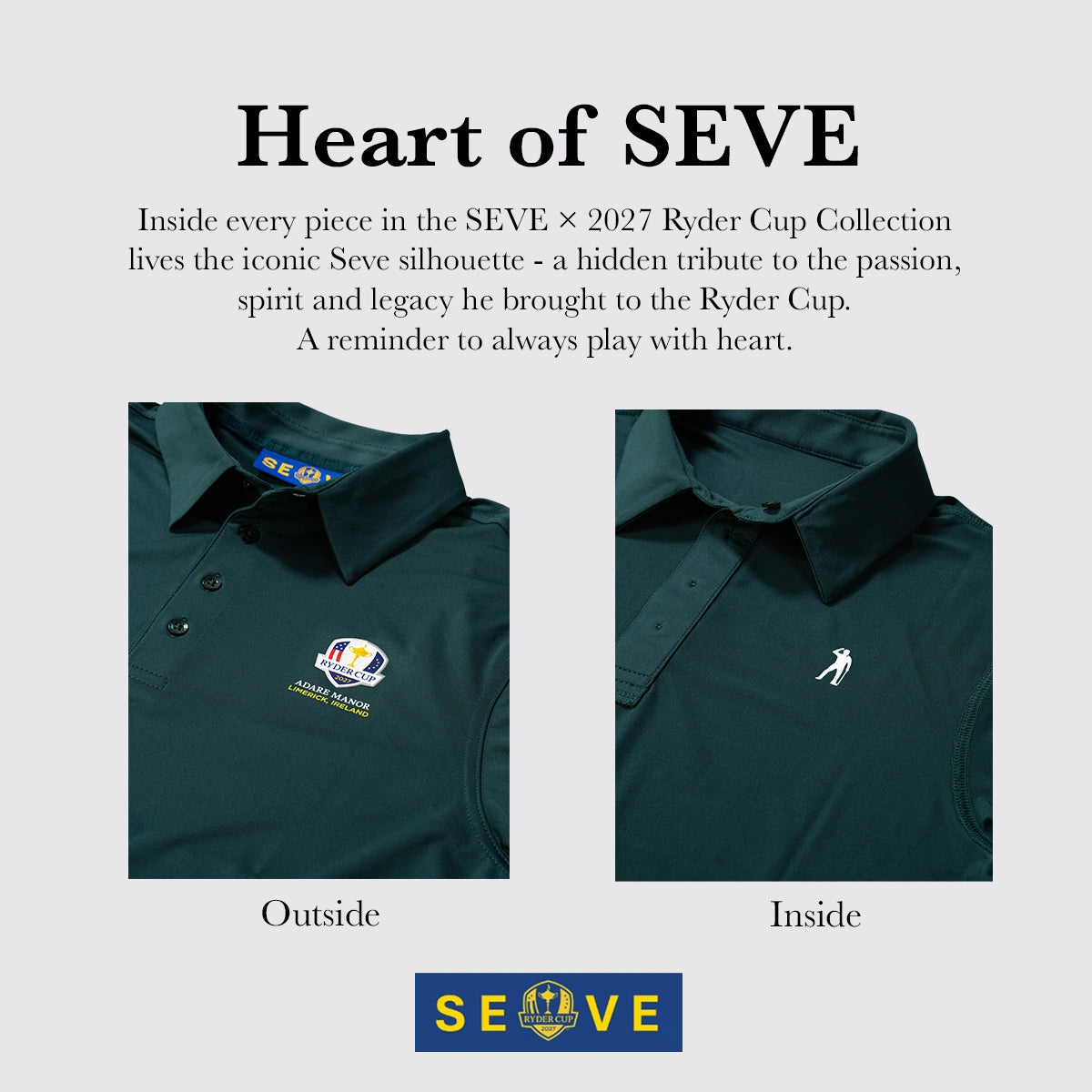 SEVE X RYDER CUP POLO - DEEP GREEN
