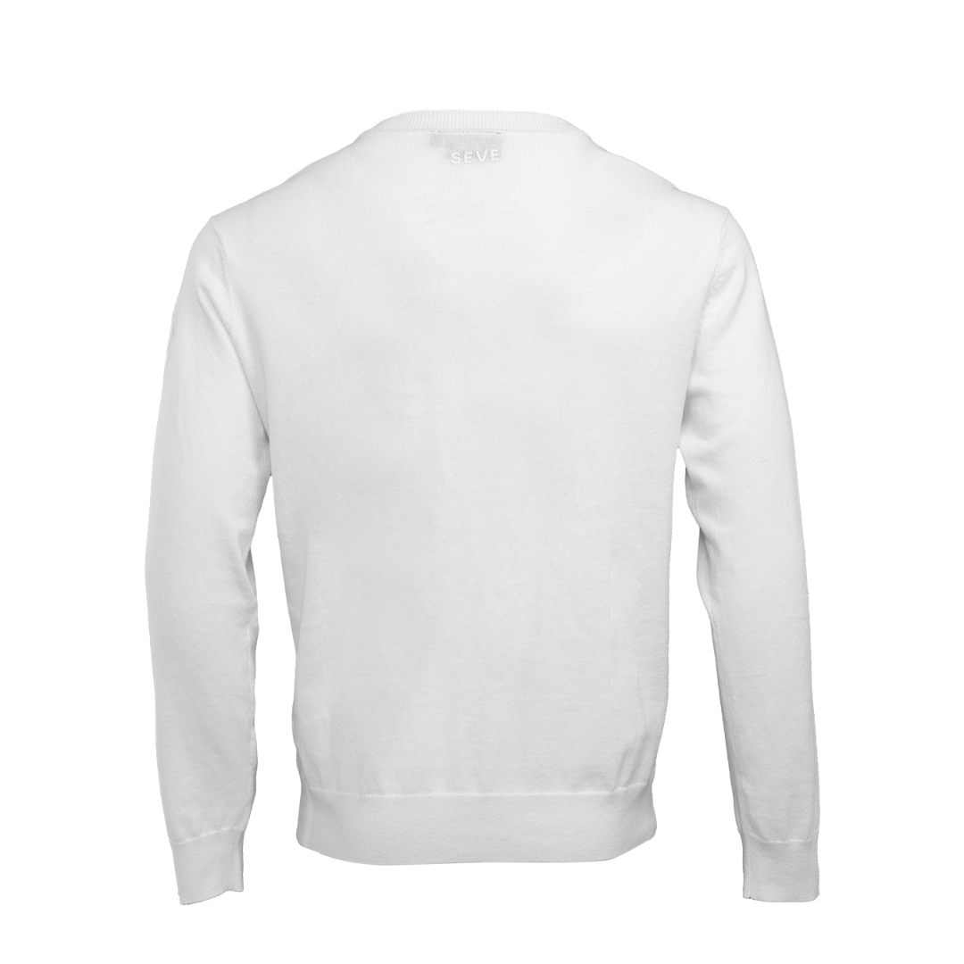 8424 KNITTED SWEATER EMERSON WHITE